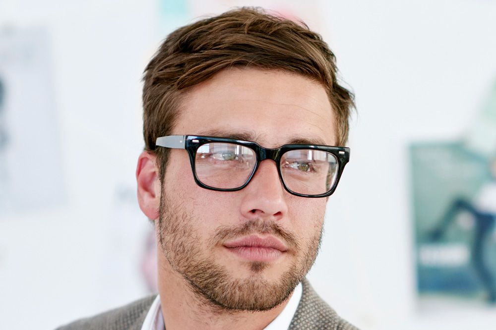 Business man in glasses